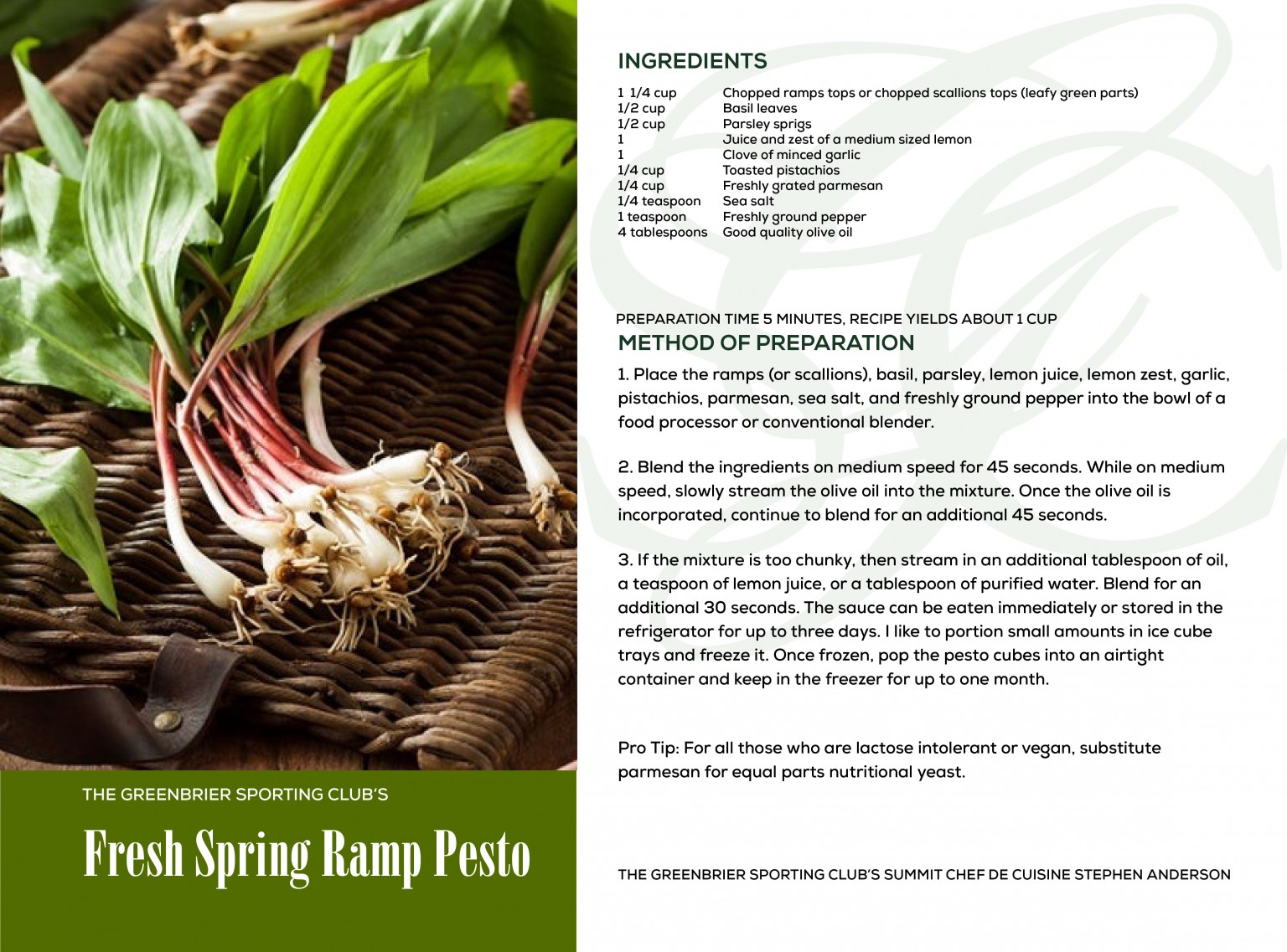 Appalachian Spring Vegetables Ramps Greenbrier Living